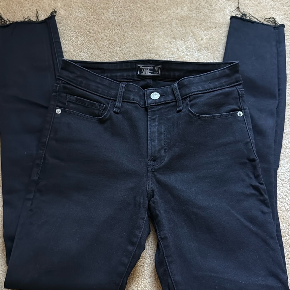 Abercrombie & Fitch Black Skinny Jeans